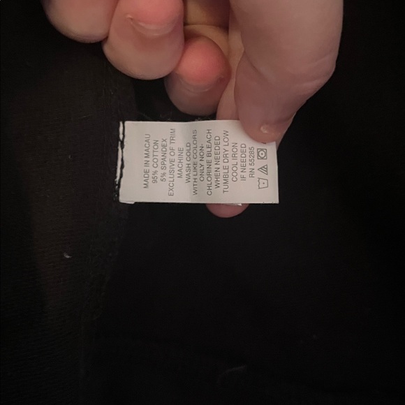 Black Zip-Up Hoodie with Varsity Hoodie - Size S - Picture 6 of 8